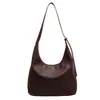 Bolsa Hobo Grande Capacidade Transfronteiriça Moda Novo Estilo Couro Macio Ombro Único Transversal Versátil Bolsa de Mão para o Dia a Dia Venda por Atacado de Fábrica
