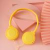 Auriculares con cable Mz-026 para niños, de color macarrón, para montar en la cabeza, con micrófono, graves potentes, diadema para ordenador de color de moda, personalizable