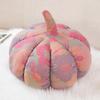 Estilo Nórdico de Lujo Ligero Cojín de Sofá de Calabaza Empalmado Muñeco de Calabaza de Felpa Decoración del Hogar