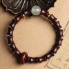 Ébano bambú DIY para siempre noche pulsera joyería fabricantes mayoreo especificaciones 0.8 rosario para hombres y mujeres adornos pulsera