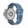 Adecuado para Huawei Watch 5 Correa de Reloj Huawei Correa de Silicona para Reloj de 2 mm Hebilla de Acero con Cabeza Plana Correa de Silicona para Reloj