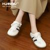 Zapatillas de entrenamiento alemanas de malla transpirable universales para mujer 2025 nuevo explosión primavera y verano cómodas suela suave punta redonda zapatos de mujer moda zapatillas de skate