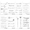Pegatina de Tatuaje de Letra Inglesa Pegatina de Jugo de Hierbas Ins Femenina Sexy Clavícula Masculino Impermeable Duradero Cintura Brazo Piernas