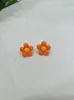 Pendientes de resina con diseño de dibujos animados en color mate transfronterizos pendientes lindos pendientes pendientes pendientes de personalidad nuevos festivos