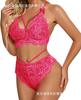 Lingerie Sexy Nova Europeia e Americana Feminina Renda Sexy Aberta Pijama Macacão Sem Costas Transparente