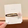Pinza para el Cabello Exquisita de Gama Alta para Mujer Clip BB Estampado de Leopardo Retro Lindo Clip para Flequillo Lateral Accesorios para el Cabello de Moda con Temperamento