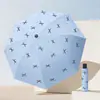 Paraguas Automático para Mujer, Fresco y Elegante, Color Crema, Paraguas Plegable para el Sol, Recubrimiento Negro para Protección Solar, Protección UV, Sombrilla, Doble Uso para Sol y Lluvia