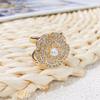 Pañuelo Cuadrado Pequeño de Perlas Hebilla Anillo Hebilla Multiusos Ropa Chal Hebilla Anillo Hebilla Ropa Combinable Accesorios Sencillos para Camisa