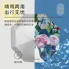 Guarda-chuva Dobrável Totalmente Automático Prata Plástico Protetor Solar Anti-UV Guarda-chuva de Sol Feminino Protetor Solar Chuva ou Sol Guarda-chuva Atacado Japão e Coreia do Sul