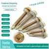 Parafuso autoatarraxante galvanizado rabo de broca sextavado externo relâmpago com almofada prego rabo de broca para telha de aço cor M4.8M5.5M6.3