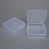 Caja de Plástico PP Cuadrada de 8.5 Empaque Transparente Caja para Tarjetas de Papelería Caja de Almacenamiento para Piezas de Ferretería Joyería Equipo de Pesca