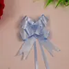 Atacado Celebração de Casamento Decoração de Natal Dupla Felicidade Flor de Puxar Laço Embalagem de Buquê de Flores Frescas Fita Média 30 Flores de Puxar