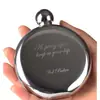 Frasco portátil de acero inoxidable 304, frasco redondo mini engrosado 0.15 kg es un utensilio de metal portátil para beber para uso doméstico