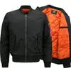 Chaqueta de Algodón Casual para Hombre con Cuello Alto Estilo Fuerza Aérea Transfronteriza No. 1 Ma01 Uniforme de Béisbol de Piloto Otoño e Invierno Talla Grande Chaqueta de Algodón