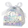 Caja de Regalo de Acompañamiento de Boda Transfronteriza de Amazon Caja de Dulces Láser Fiesta de Cumpleaños Caja de Dulces Marfil Fábrica en stock