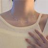 Collar de Cuentas Colorido Estilo Iu para Mujer, Simple y Versátil, Diseño de Nicho de Lujo Ligero, Nueva Cadena de Clavícula de Moda