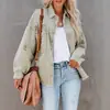 Nueva Chaqueta de Mezclilla de Manga Larga Estilo Europeo y Americano con Bordes Deshilachados y Agujeros para Mujer, Tendencia 2025 Estilo Amazon