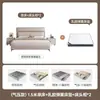Cama Moderna Minimalista de Piel Nappa, Cama Matrimonial para Apartamentos Pequeños, Almacenamiento con Cajones, Cama Grande Minimalista Estilo Italiano para Dormitorio Principal, Cama de Boda