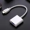 Adaptador HD a VGA 1080P HD a VGA con Audio Fuente de Alimentación Cable Adaptador HD