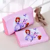 Almohada de Látex de Seda de Hielo Infantil de Dibujos Animados Almohada de Látex Doméstica para Estudiantes de Verano Almohada Natural para Protección del Cuello Transpirable