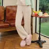 Chinelos de pelúcia Lidani femininos com toque macio e confortável, novos chinelos quentes de inverno para casa 2026 para casais e homens