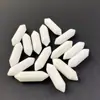 Procesamiento y Personalización del Fabricante Piedra Ojo de Tigre Amatista 6X22mm Columna Hexagonal Doble Punta Piedra al Descubierto Accesorios DIY Hechos a Mano