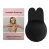 Sutiã invisível exclusivo de silicone para seios, roupa íntima invisível com orelhas de coelho, adesivo de silicone invisível para seios, anti-flacidez