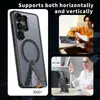 Adecuado para Samsung S26Ultra Funda Refrigerante para Teléfono, Diseño Creativo Hueco Transpirable con Soporte Magnético Anticaídas, Carcasa S25U