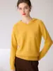 Nuevo Suéter con Capucha de Cachemira Pura para Mujer Otoño/Invierno 2026 Color Sólido Tejido Sudadera con Capucha de Manga Larga