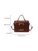 Bolso Bandolera Retro para Mujer 2025 Nuevo de Moda Estilo Coreano Versátil al Hombro Moda Texturizado Color Sólido Bolso Cuadrado Pequeño