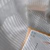 Tela de Janela Tela Solar Veneziana Listrada Vertical Transparente e Impermeável Janela de Varanda Cortina Branca Gaze Branca Produto Acabado