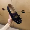 Zapatos Mary Jane estilo hada con lazo poco profundo y falda, zapatos planos de suela blanda con lunares franceses, nuevos para mujer 2026