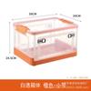 Caja de Almacenamiento para Juguetes de Bebé Caja Organizadora de Apertura Cuatro Lados Caja de Almacenamiento Plegable para Snacks y Ropa Caja de Almacenamiento con Ruedas Caja para Libros