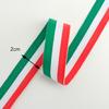 Cinta de Regalo Tricolor, Roja, Blanca y Azul Cinta para Medalla de Juguete DIY, Cinta Rayada Bandera Italiana Azul Marino