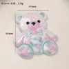 Acessórios de Resina DIY Desenho Animado Enfeites Bonecas Ursos Pequenos Cola Creme Presilhas de Cabelo Capas de Celular Fivelas de Sapato Chaveiros Pingentes Combinando