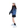 Sudadera falsa de dos piezas de lana de cordero para mujer con terciopelo y engrosamiento 2023 Nuevo otoño e invierno holgada estilo coreano top chaqueta tendencia