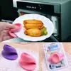 Guantes de Silicona Aislantes del Calor para Dedos para Uso en Cocina, Engrosados, Resistentes a Altas Temperaturas, Guantes Antiescaldaduras, Pinzas para Platos y Bandejas de Horno de Microondas