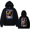 Tamaño Europeo TransfronterizoSudadera con Capucha de Hip Hop del Rapero Tupac 2Pac Moda Masculina H