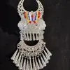 Imán de Refrigerador Corona de Pelo Étnica Miao de Guizhou, Sombrero Miao para la Cabeza, Souvenirs Culturales y Creativos Turísticos de Minorías Étnicas de Aldea Miao