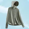 Ropa ligera de verano para exteriores con protección solar UV, transpirable, UPF50, con capucha, para hombre y mujer, moda para parejas