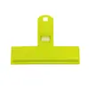 Respaldo simple con clip magnético para agenda manual compacto y conveniente carpeta de oficina clip de nota de cola larga clip magnético venta al por mayor