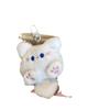 Lindo llavero de gato de cola larga de peluche, colgante de muñeco de marido suave, mochila escolar, accesorio colgante, regalo para novias