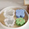 Amapola DIY Resina de Cristal Yeso Trébol de Cuatro Hojas Pétalos de Cinco Hojas Flor Adorno de Vela Molde de Silicona