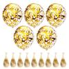 Globos de látex redondos transparentes con lentejuelas de 12 pulgadas para fiestas navideñas, con decoración de escena, venta al por mayor, fabricantes de globos.