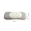 Travesseiro de Trigo Sarraceno para Uso Doméstico, Travesseiro de Algodão para Suporte do Pescoço ao Dormir, Núcleo de Travesseiro Cilíndrico, Travesseiro de Tração Endireitador Anti-Arco, Travesseiro Duro Elevado para Coluna Cervical