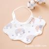 Toalla para Saliva de Recién Nacido, Babero con Bolsillo para Bebé Niño y Niña, Almohadilla Protectora Solar para Escupir de Niños, Estilo Pequeño de Algodón Puro para Bebé Primavera, Otoño e Invierno