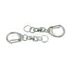 Accesorios DIY pequeño C + ocho +10 doble anillo protección ambiental transfronterizo llavero de moda joyería acrílica llavero cadena colgante