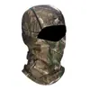 Touca Tática Camuflada para Exterior Esqui Motociclismo Máscara Facial Proteção Solar Secagem Rápida Respirável Lenço Mágico Bandana