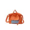 Nova Bolsa de Lona Vermelha Estilo Coreano Vento Preguiçoso Bolsa de Ombro de Lona Casual Versátil de Alto Nível para Menina Bolsa de Ombro Portátil