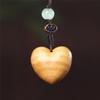 Colgante de Madera con Forma de Corazón de Sándalo para Teléfono Móvil, Colgante de Madera para Colgar en el Coche, Juguete de Madera, Colgante, Joyería, Llavero, Regalo